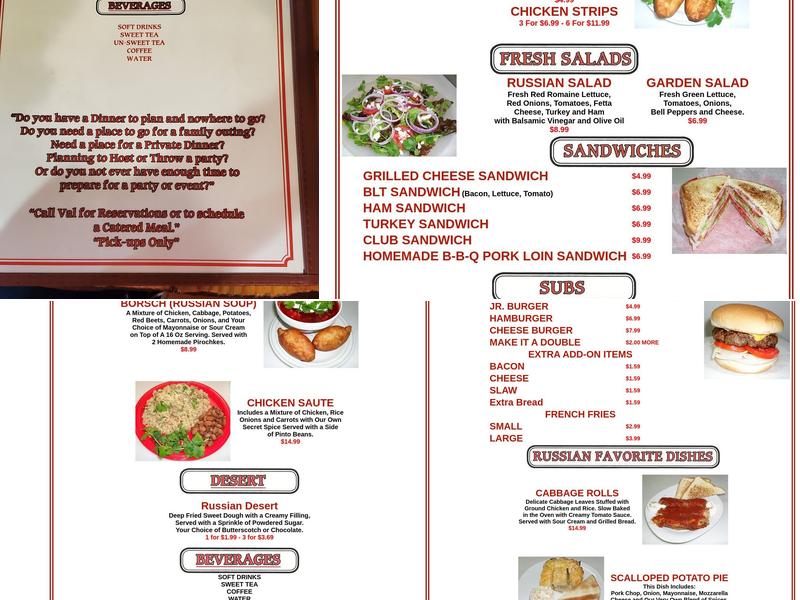 Grill 73 Menu