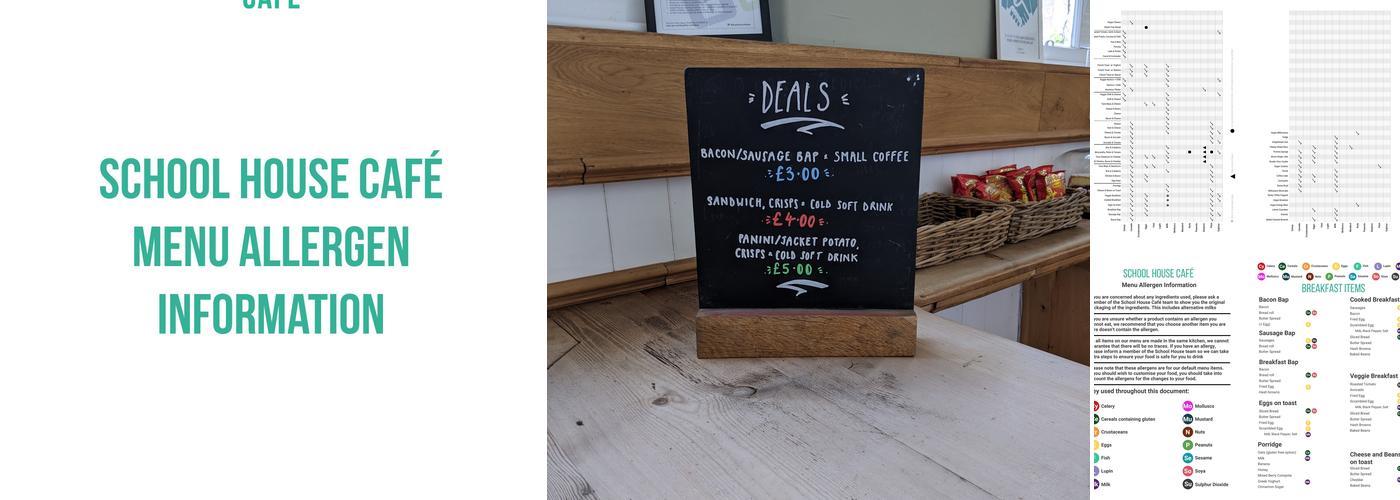 School House Café Menu