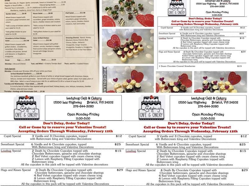 Ladybug Catering Company Menu
