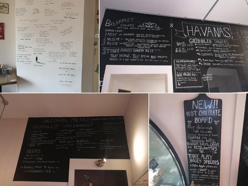 Havanas Coffee Menu
