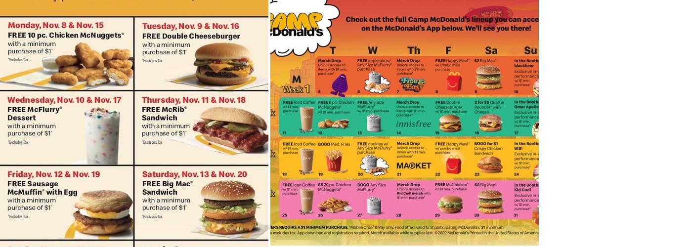 McDonald's Menu