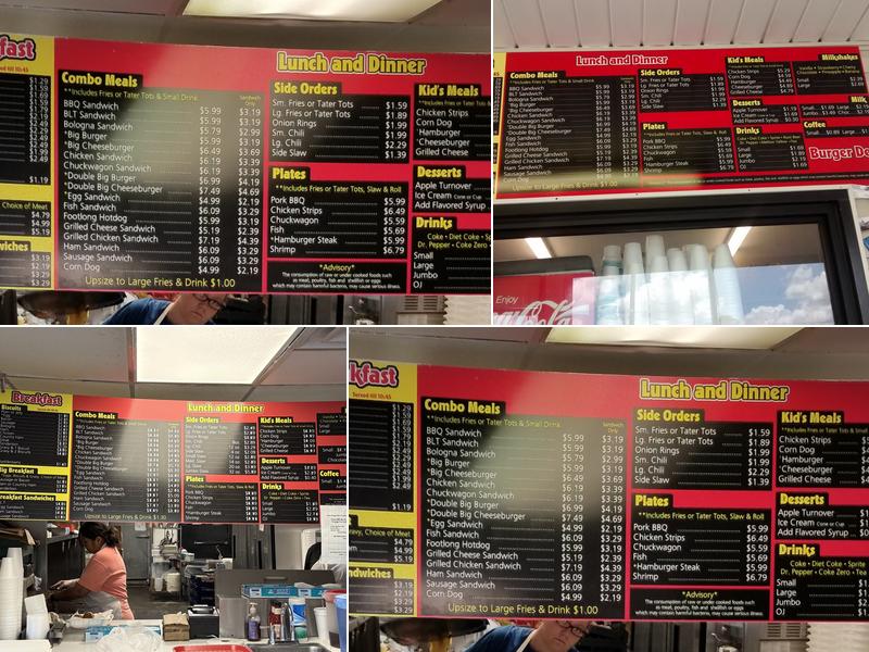 Burger Den Menu