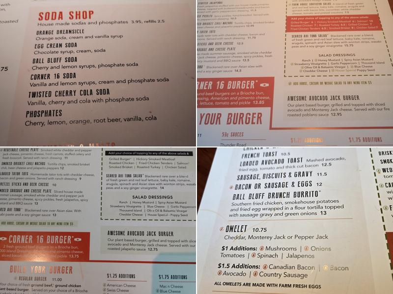 Corner16 Menu