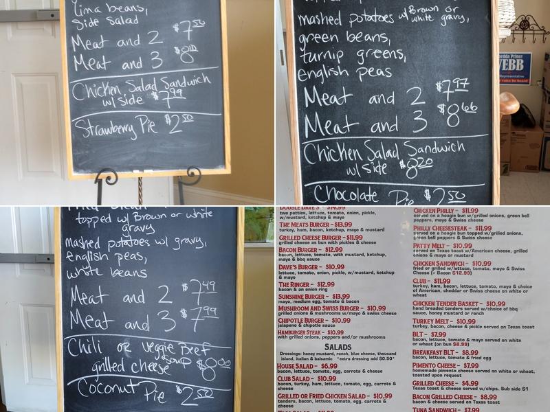 Dave's On The Square Menu