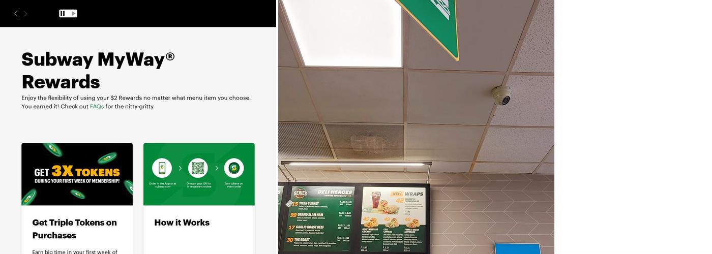 Subway Menu