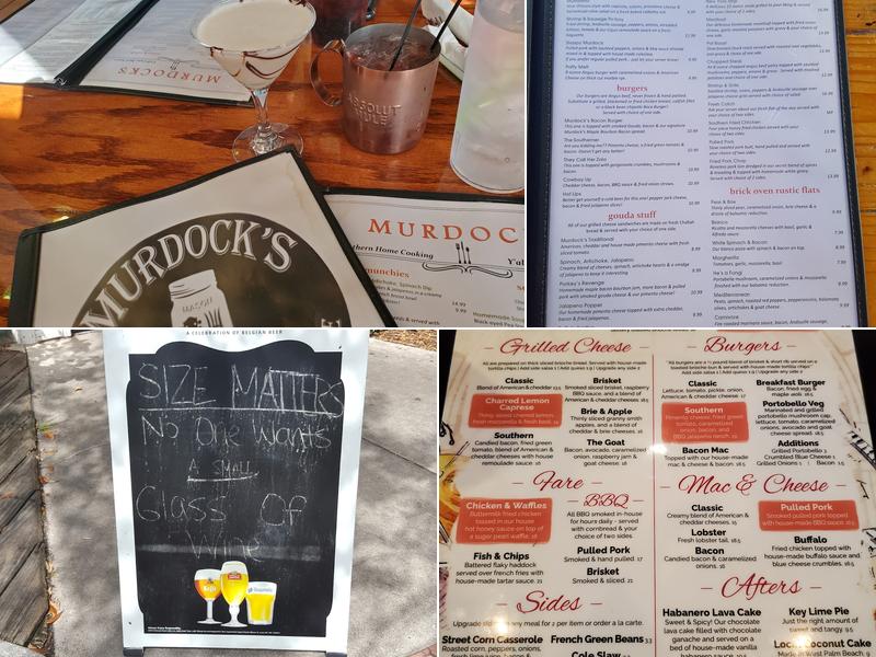 Murdock's Bistro & Char Bar Menu