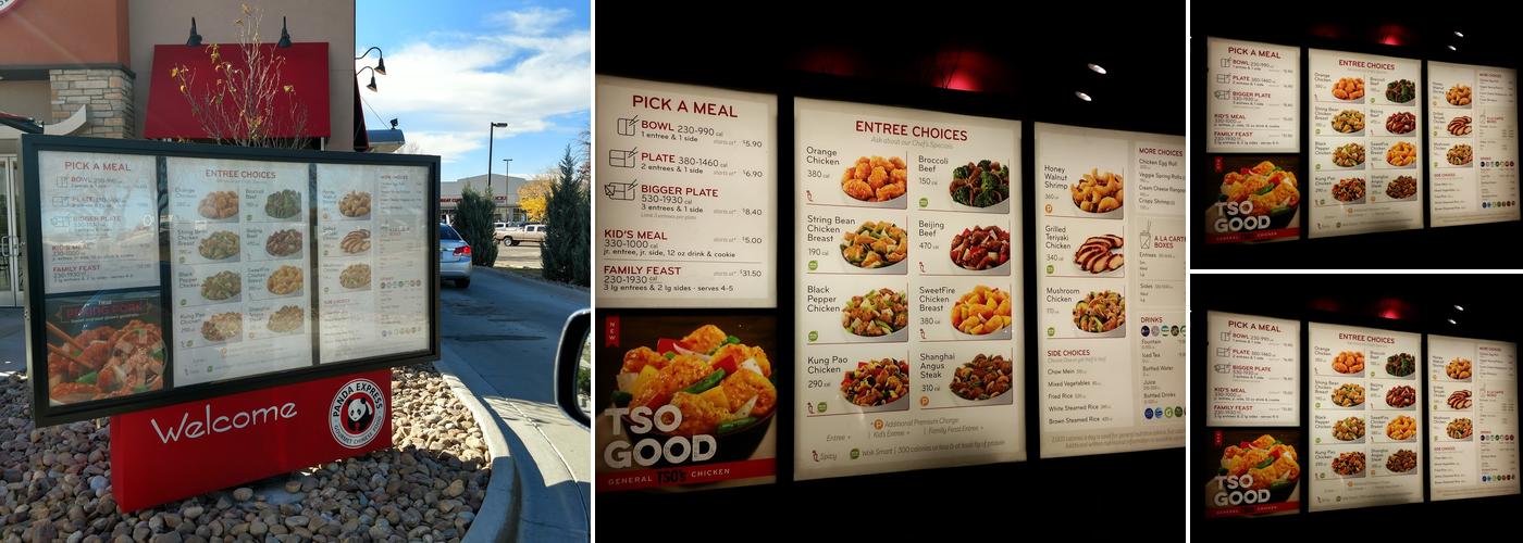 Panda Express Menu