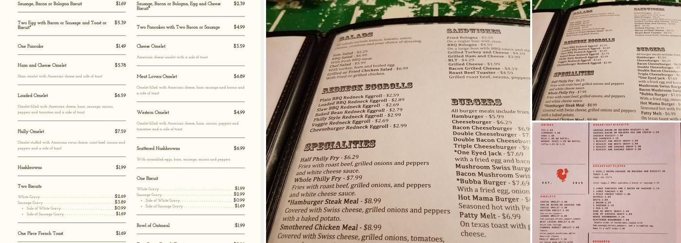 Kissell's Kitchen Menu