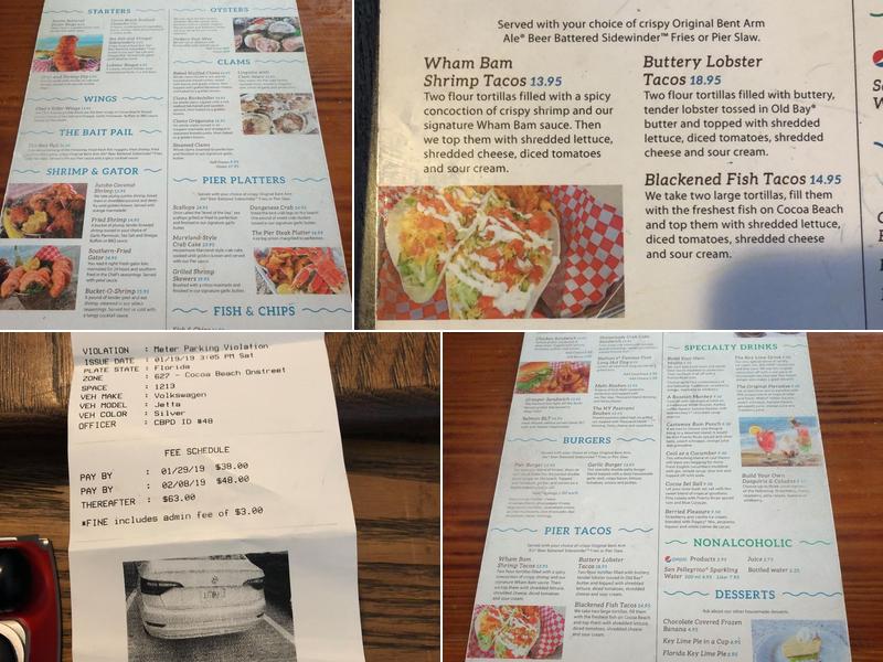 Marlin's Bar & Grille Menu