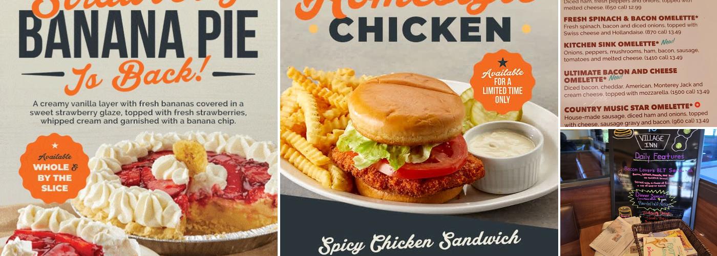 Village Inn Menu