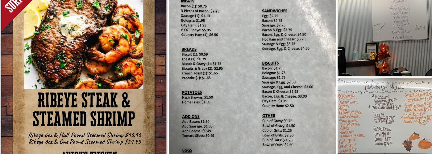 Autry's Kitchen Menu