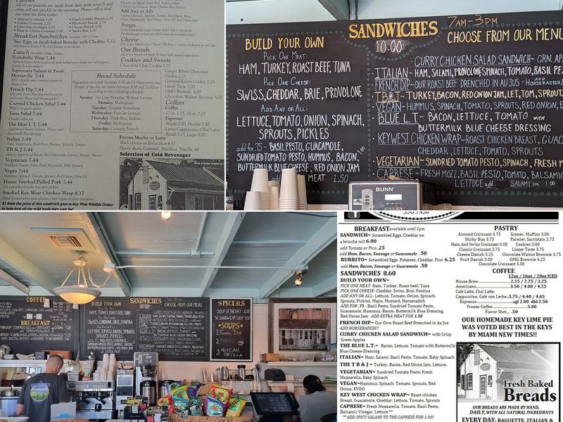 Old Town Bakery Menu