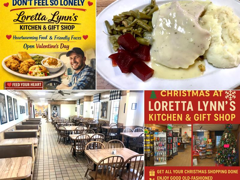 Loretta Lynn's Kitchen 15366 TN-13, Hurricane Mills