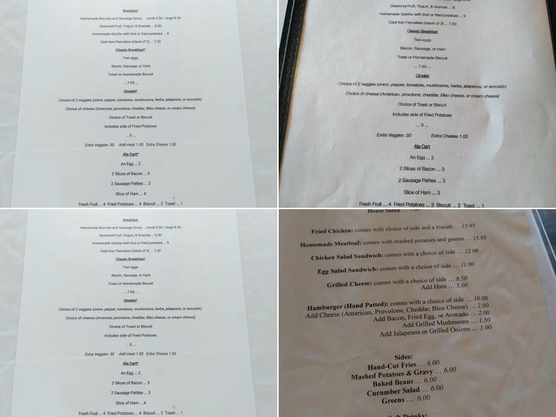The Kitchen Menu