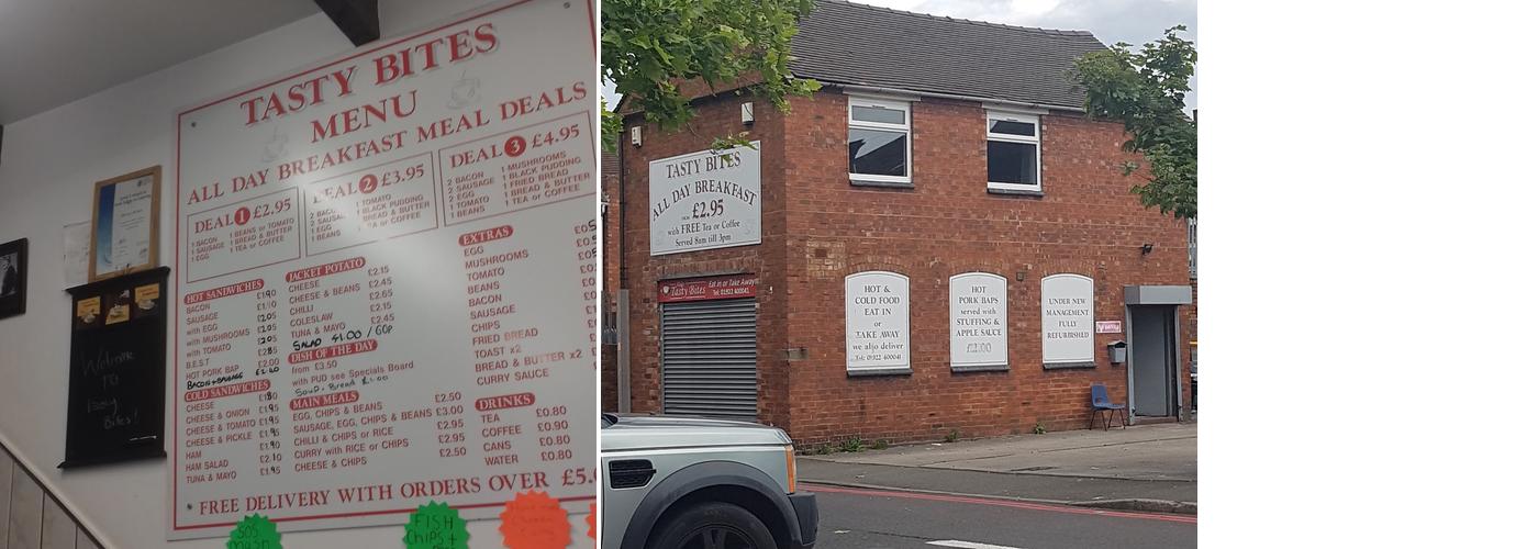 Tasty Bites Menu