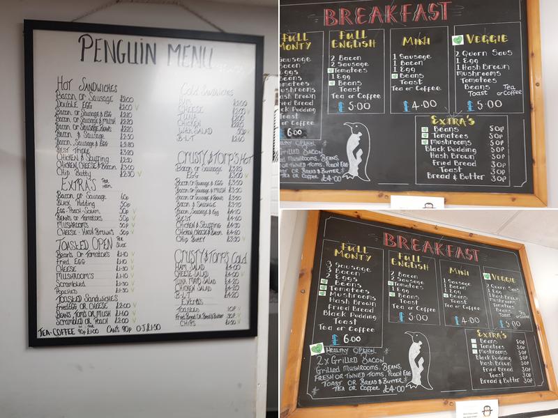 Penguin Menu