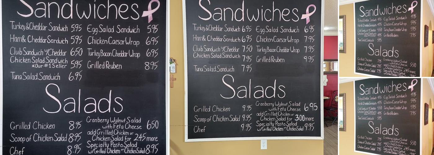 Express Lunch Menu