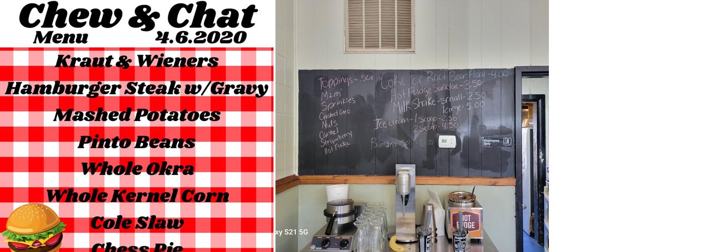Chew & Chat Menu