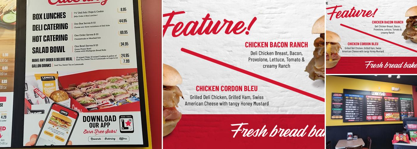 Lennys Grill & Subs Menu