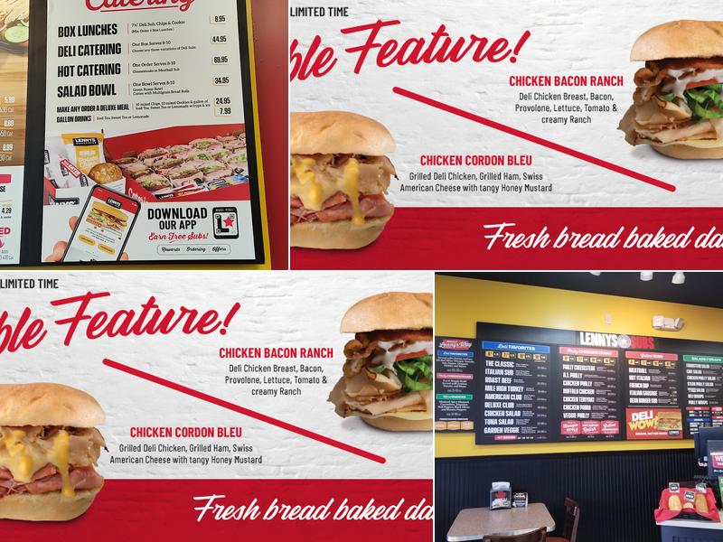 Lennys Grill & Subs Menu