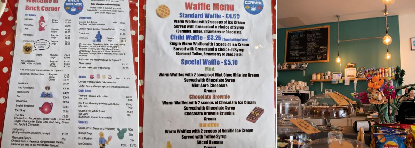 Brick Corner Cafe Menu