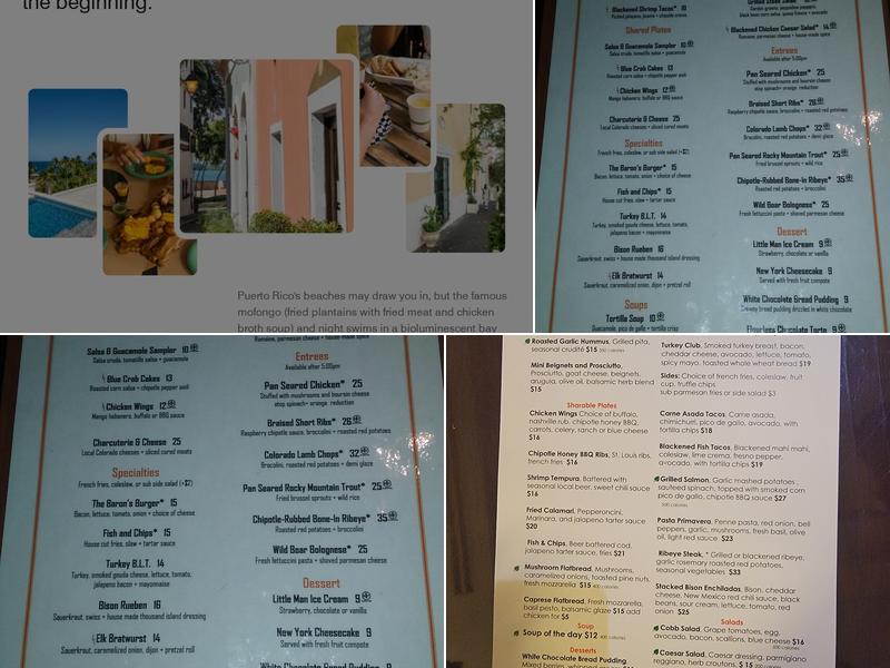 Fire + Spice Menu