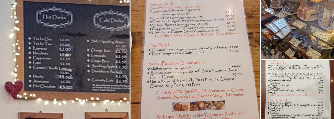 Charlotte's Chocolatier & Café Menu