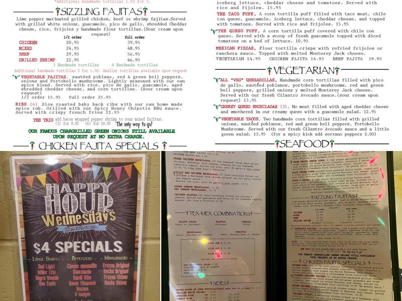 Lupe Tortilla Menu