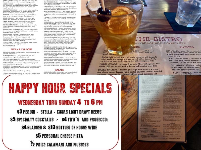 The Bistro Menu