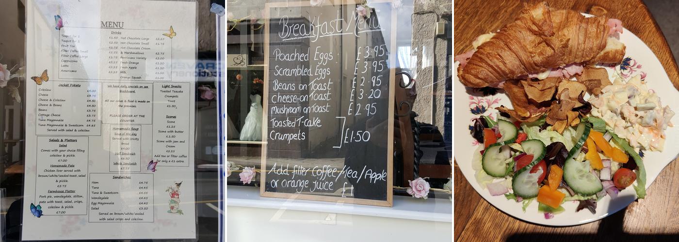 Helene's Tea Room Menu