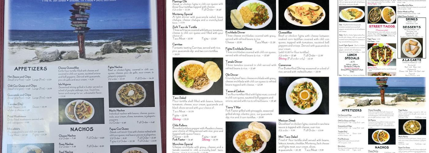 Munchies Ole Menu