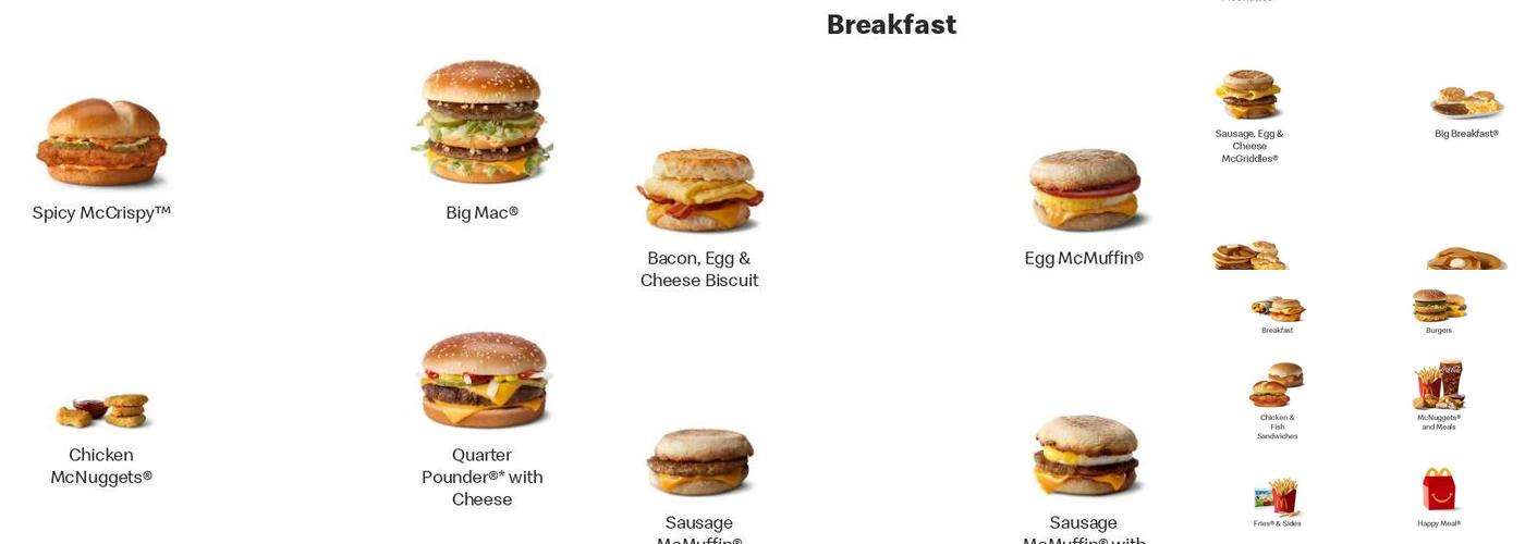 McDonald's Menu