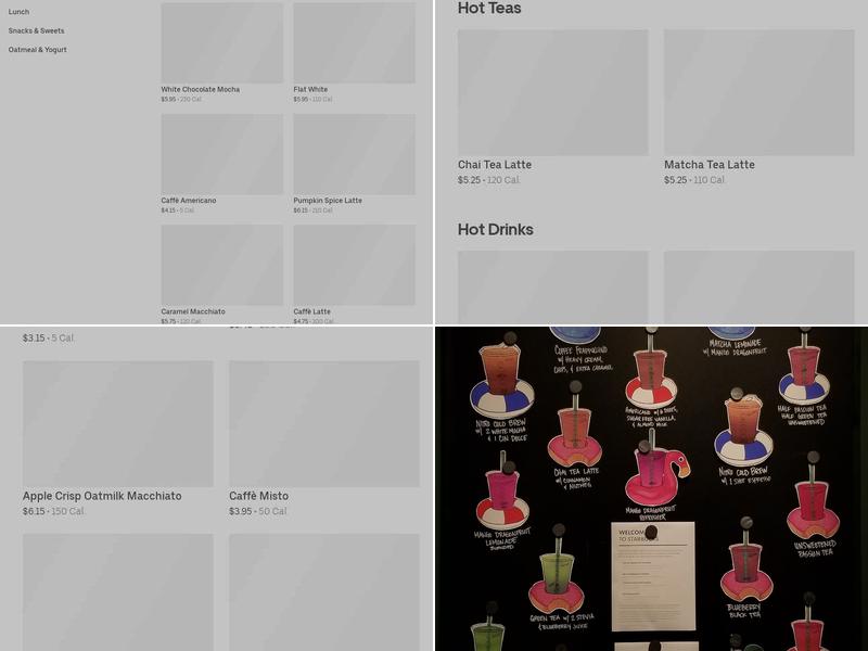 Starbucks Menu