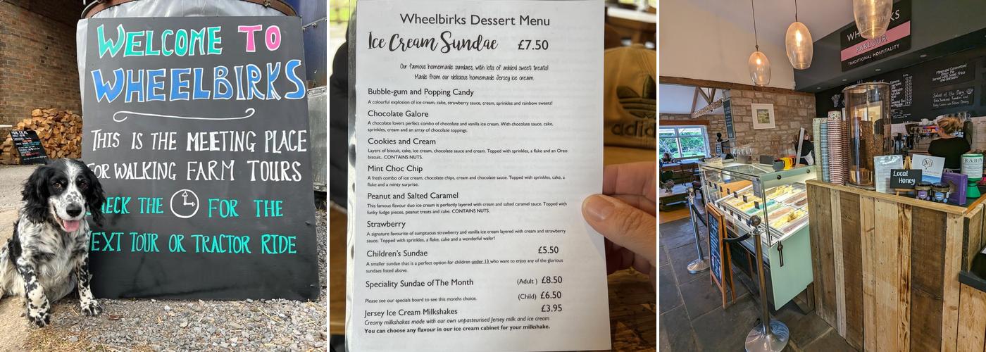 Wheelbirks Parlour Menu