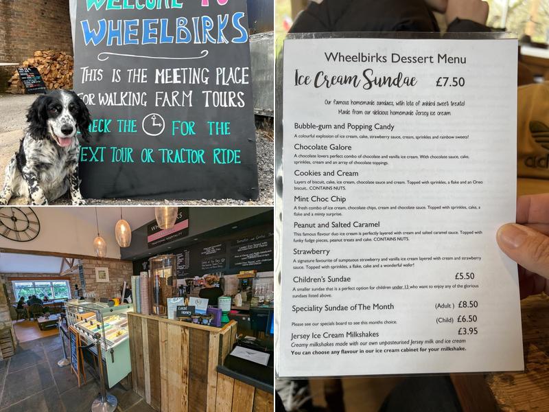 Wheelbirks Parlour Menu