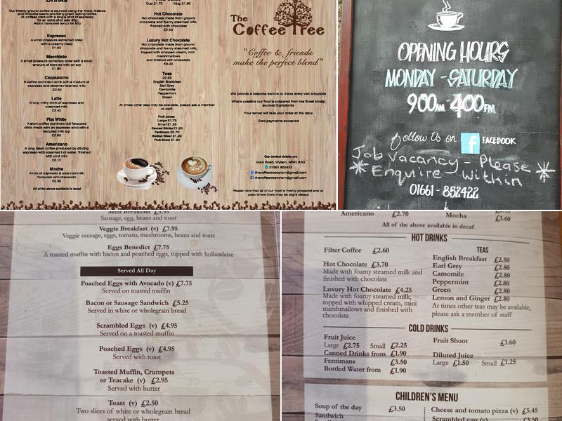 The Coffee Tree Menu