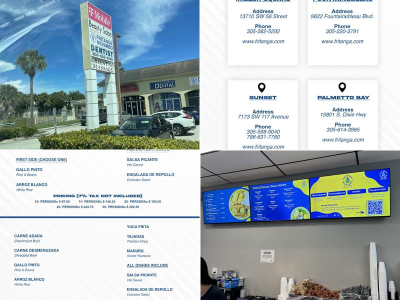 Fritanga Monimbo Palmetto Bay Menu