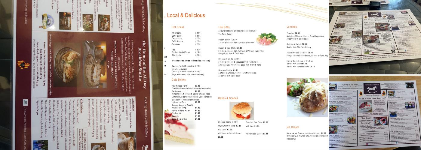 Rocking Horse Cafe & Gallery Menu