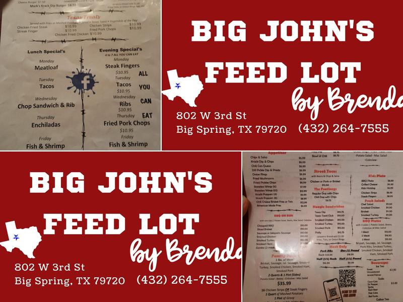 Big John’s Feed Lot by Brenda Menu