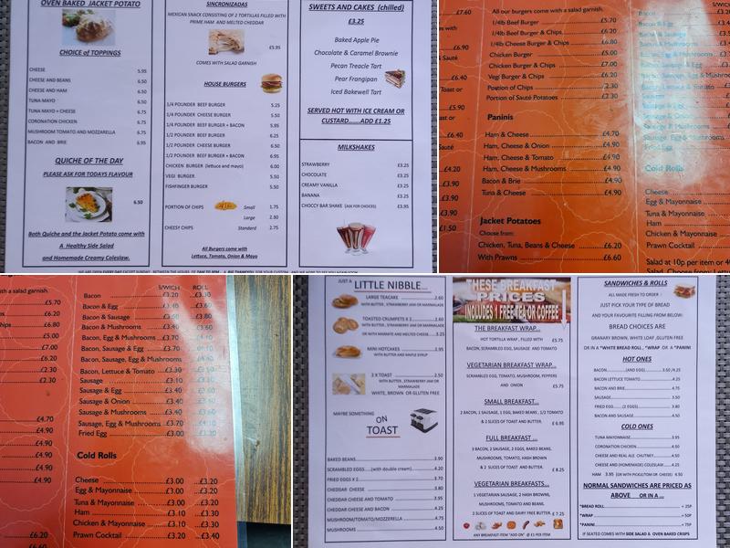 The Hungry One Menu