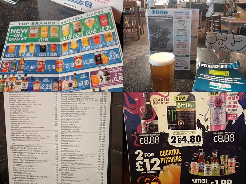 The Queen's Picture House - JD Wetherspoon Menu