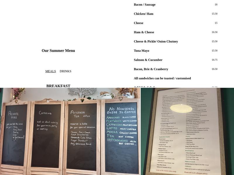THE NEW FOREST PANTRY Menu