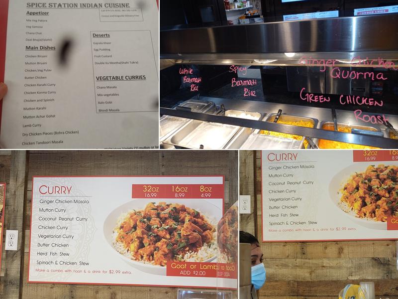 Spice Station Indian Cuisine Menu