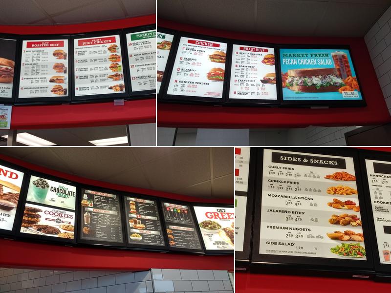 Arby's Menu