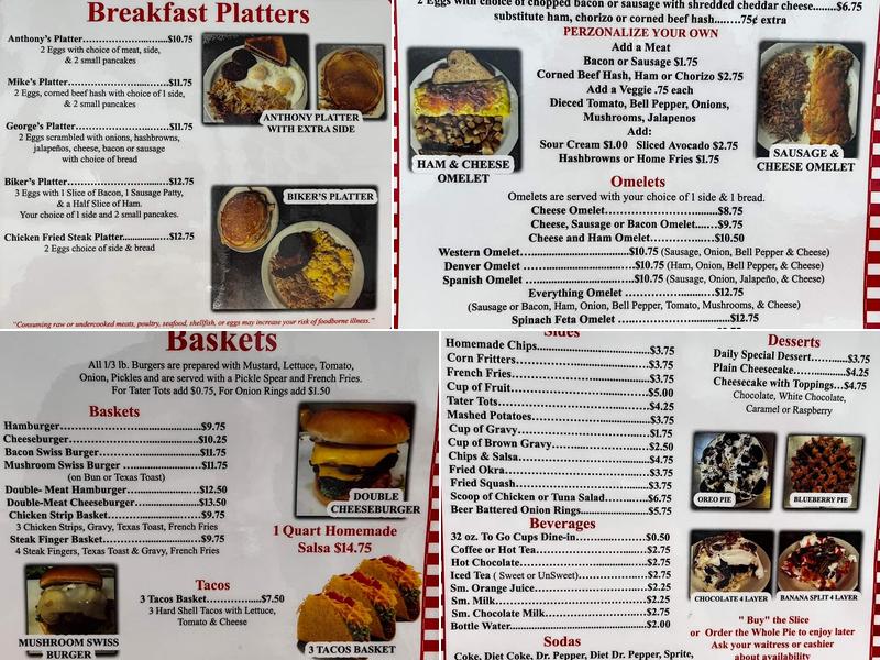 Glenda's Cafe & Catering Menu