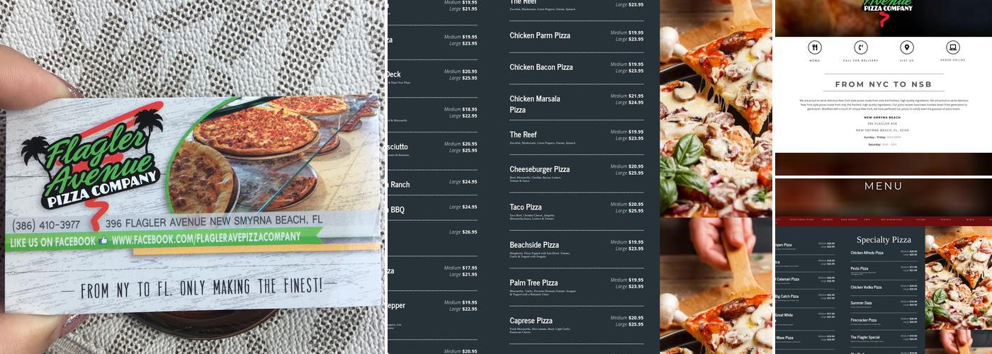 Flagler Avenue Pizza Company Menu