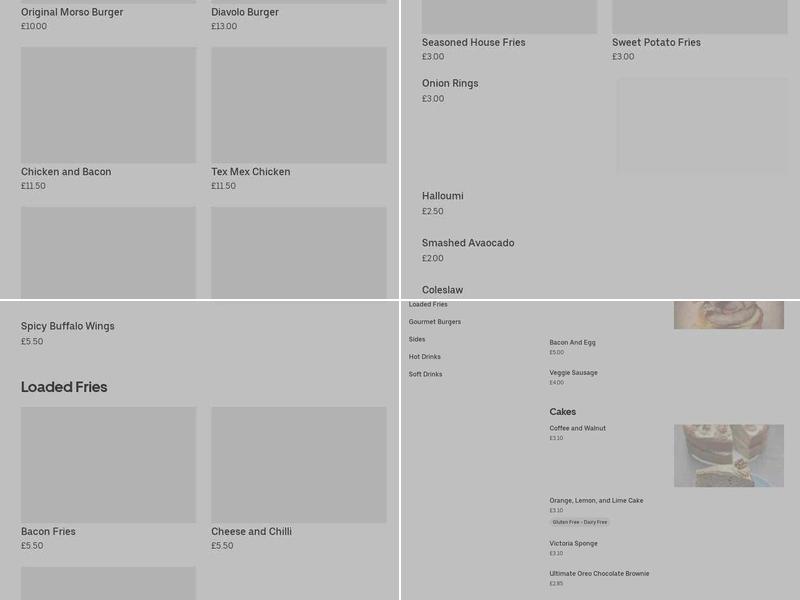 Barnt Green Cafe & Deli Ltd Menu