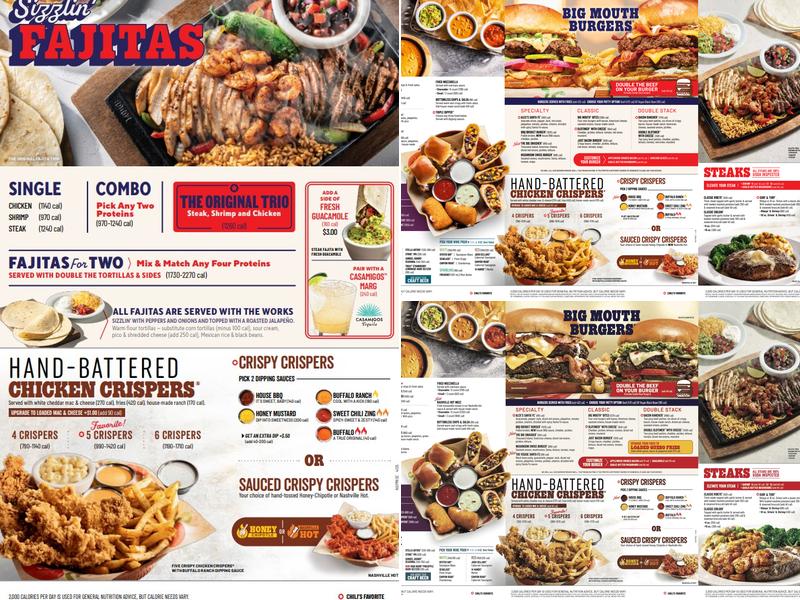 Chili's Grill & Bar Menu