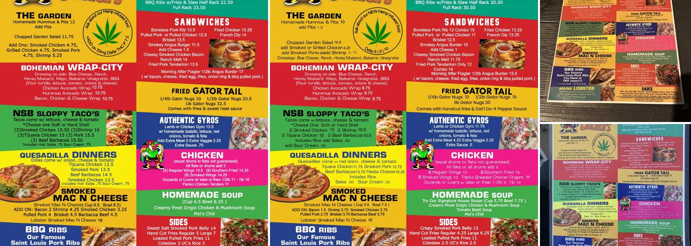 Uncle Chicken's Menu