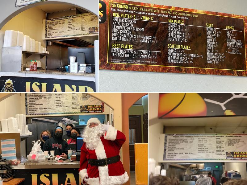 ISLAND GRINDS Menu
